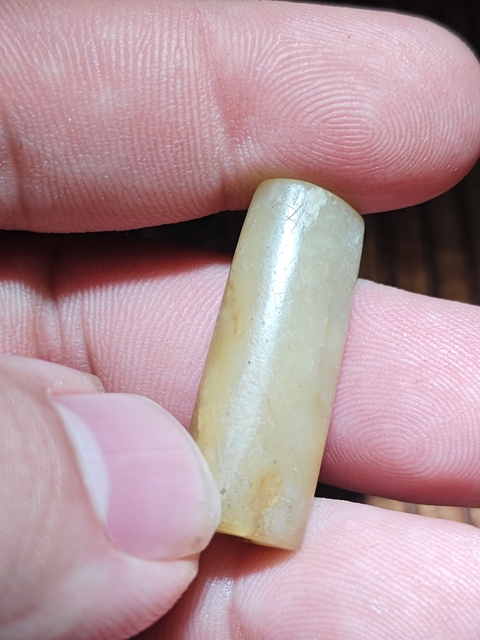 古玩玉器玉勒子真品鑒賞圖