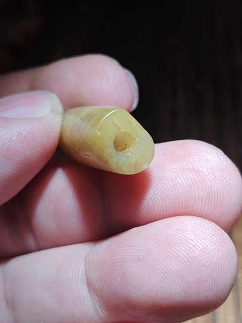 古玩玉器玉勒子真品鑒賞圖