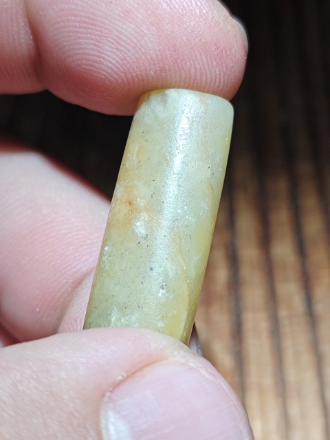 古玩玉器玉勒子真品鑒賞圖