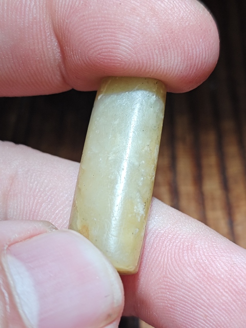 古玩玉器玉勒子真品鑒賞圖