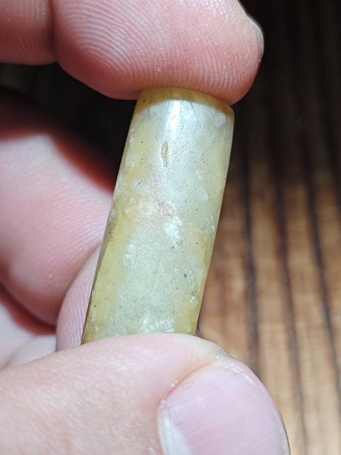 古玩玉器玉勒子真品鑒賞圖