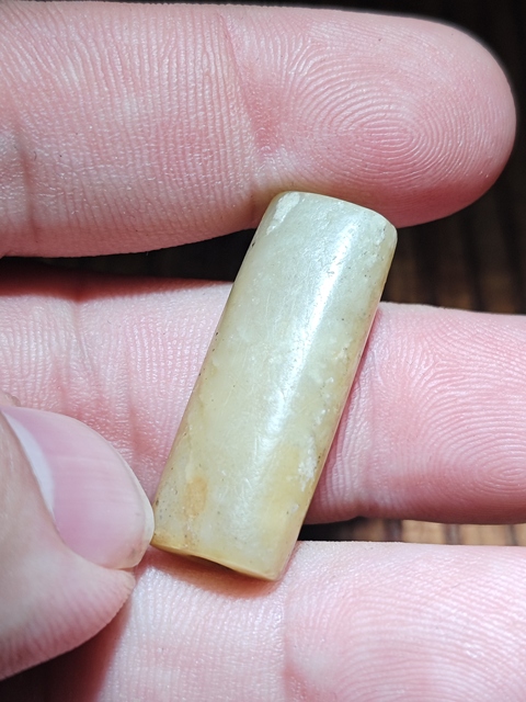 古玩玉器玉勒子真品鑒賞圖