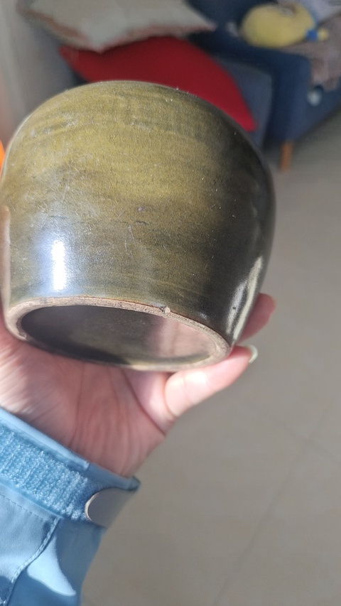 古玩陶瓷晚清茶葉末釉罐拍賣，當前價格999元