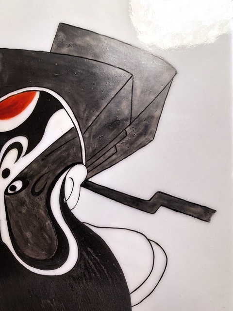 古玩陶瓷臉譜瓷板畫真品鑒賞圖