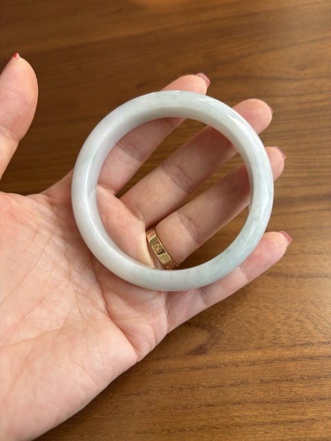 古玩玉器翡翠A貨手鐲真品鑒賞圖