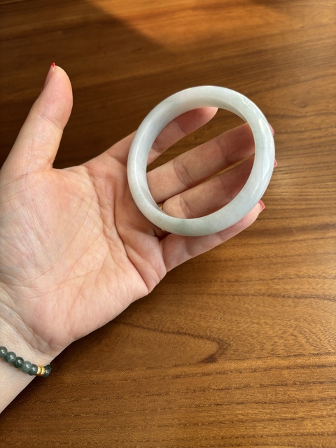 古玩玉器翡翠A貨手鐲真品鑒賞圖