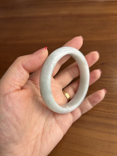 古玩玉器翡翠A貨手鐲真品鑒賞圖