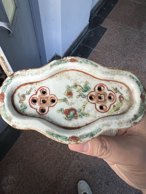 古玩陶瓷粉彩刨花缸真品鑒賞圖