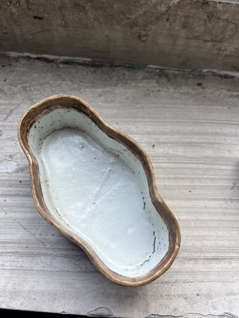 古玩陶瓷粉彩刨花缸真品鑒賞圖