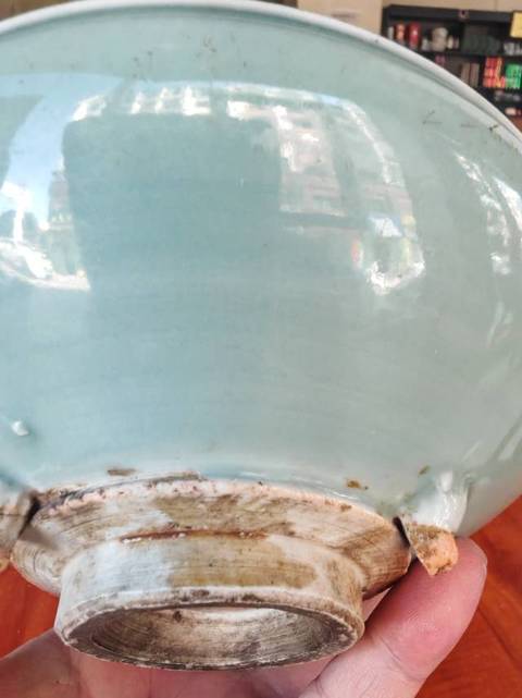 古玩陶瓷青釉爐真品鑒賞圖