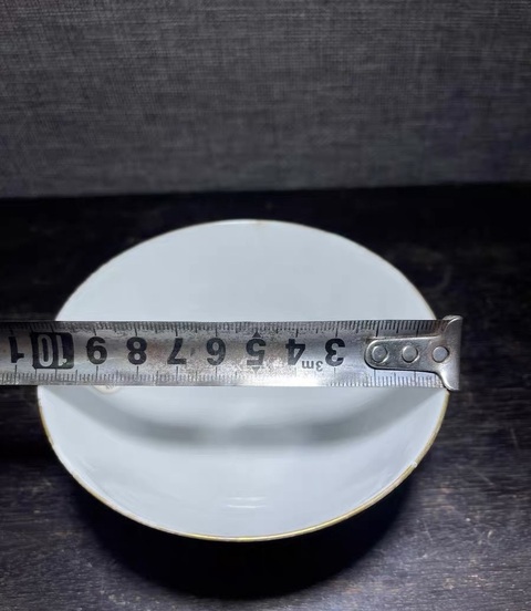 古玩陶瓷粉彩八吉祥紋碗真品鑒賞圖