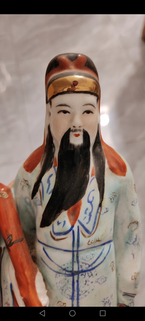 古玩陶瓷粉彩花卉瓷雕塑像真品鑒賞圖