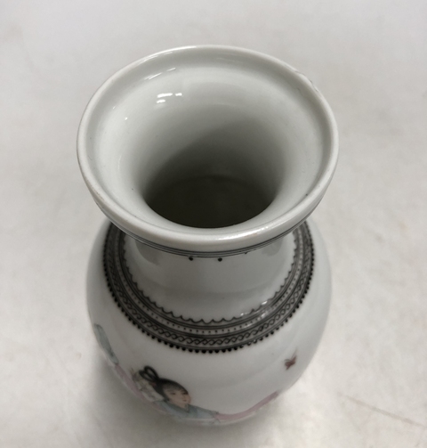 古玩陶瓷創匯·粉彩仕女紋瓶拍賣，當前價格2369元