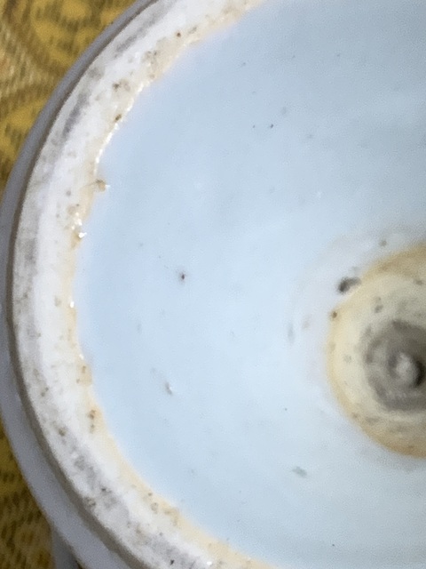 古玩陶瓷青花冰梅圖高足杯真品鑒賞圖