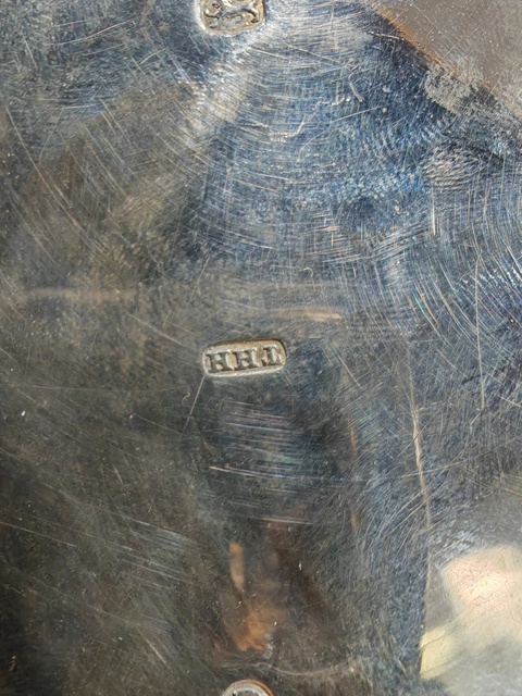 古玩雜項19世紀（1846）英國倫敦925純銀壺真品鑒賞圖