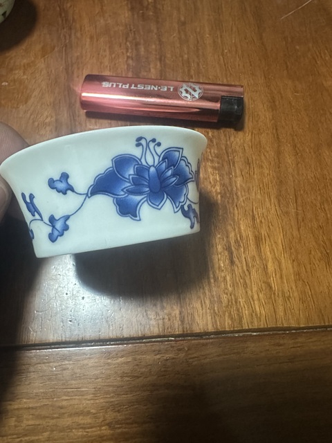 古玩陶瓷青花花卉紋杯拍賣，當(dāng)前價格13800元