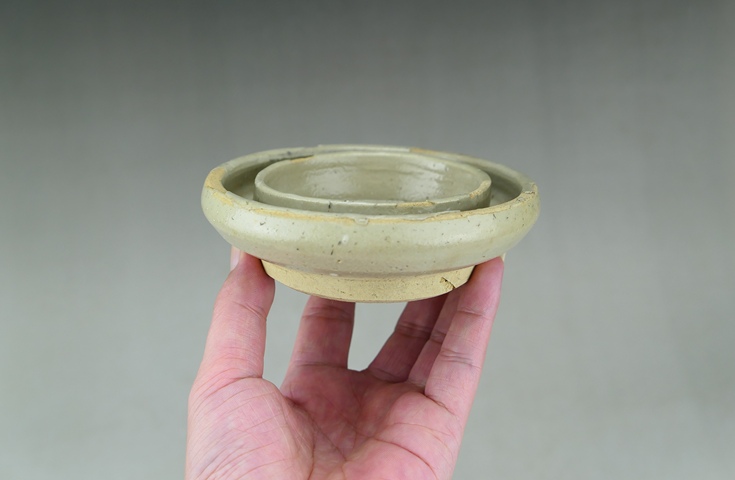 古玩陶瓷明代-龍泉青瓷盞托拍賣(mài)，當(dāng)前價(jià)格999元