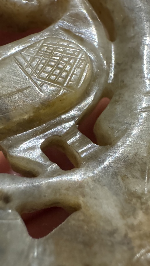 古玩玉器和田玉鸚鵡題材掛件真品鑒賞圖