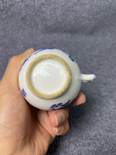 古玩陶瓷青花花卉紋奶壺拍賣，當前價格1388元