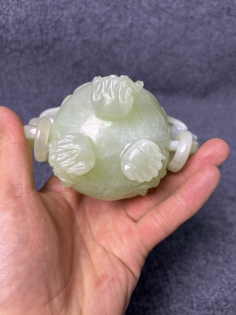 古玩雜項岫玉三足熏香爐拍賣，當前價格688元