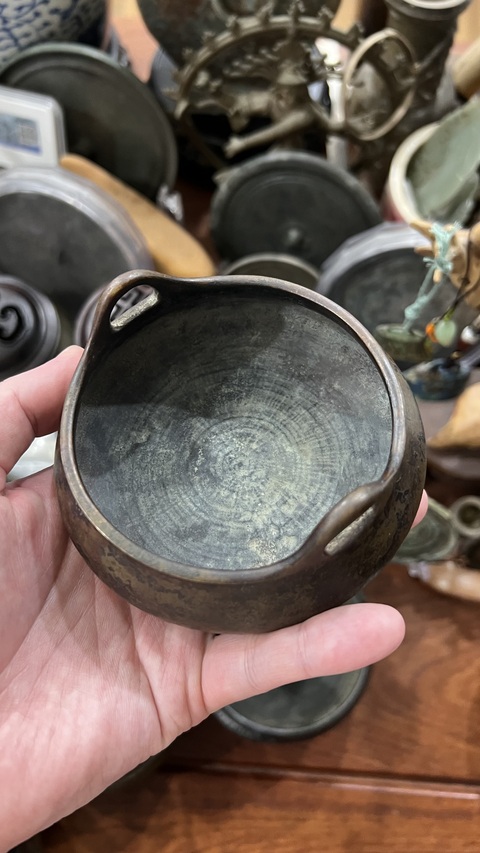 古玩銅器爐子真品鑒賞圖