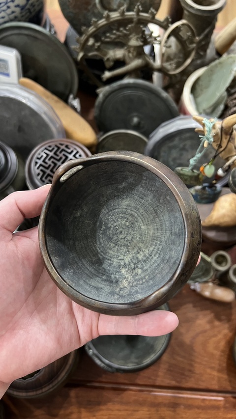 古玩銅器爐子真品鑒賞圖