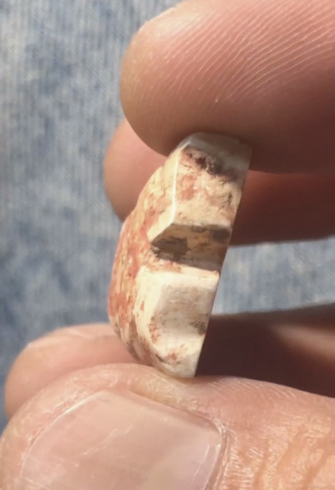 古玩玉器仿古做舊蛙型件真品鑒賞圖