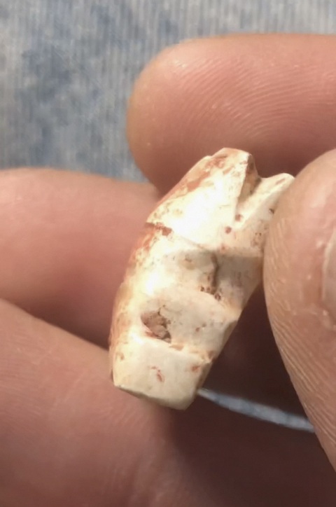 古玩玉器仿古做舊蛙型件真品鑒賞圖