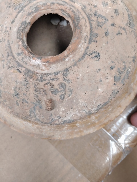 古玩陶瓷漢綠釉三足獸面香碟（早期陶質爐類真品鑒賞圖