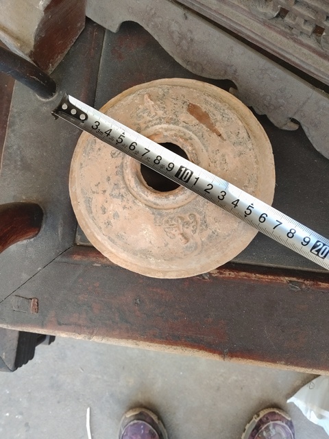 古玩陶瓷漢綠釉三足獸面香碟（早期陶質爐類真品鑒賞圖