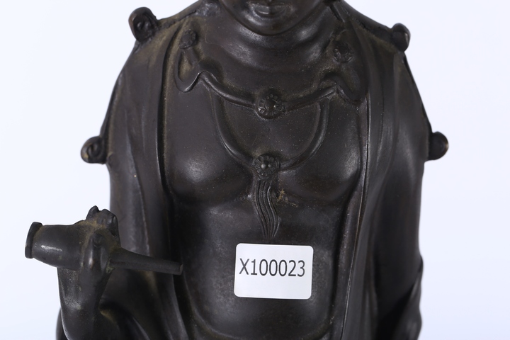 古玩銅器銅觀音像真品鑒賞圖