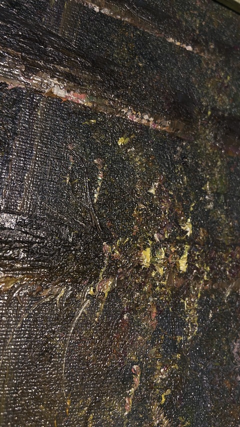 古玩字畫老油畫風景真品鑒賞圖