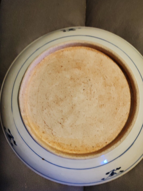 古玩陶瓷龍紋青花盤真品鑒賞圖