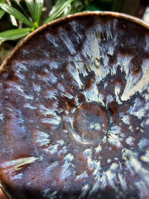 古玩陶瓷吉州窯窯變釉盞真品鑒賞圖