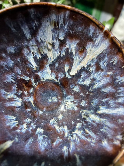 古玩陶瓷吉州窯窯變釉盞真品鑒賞圖