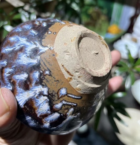 古玩陶瓷吉州窯窯變釉盞真品鑒賞圖