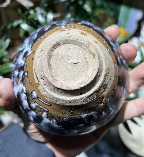 古玩陶瓷吉州窯窯變釉盞真品鑒賞圖