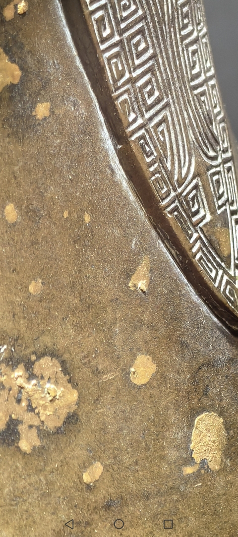 古玩銅器銅鐘真品鑒賞圖