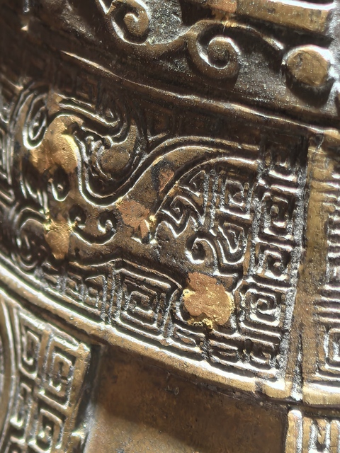 古玩銅器銅鐘真品鑒賞圖