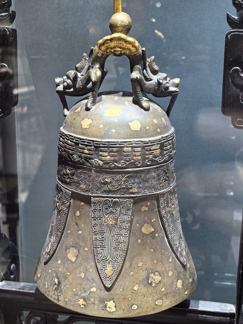 古玩銅器銅鐘真品鑒賞圖