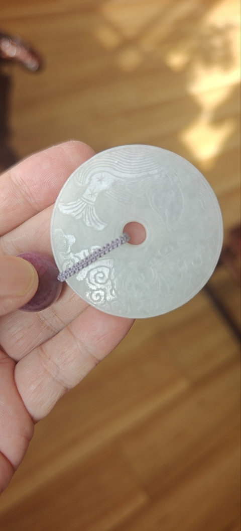 古玩玉器清代玉璧真品鑒賞圖