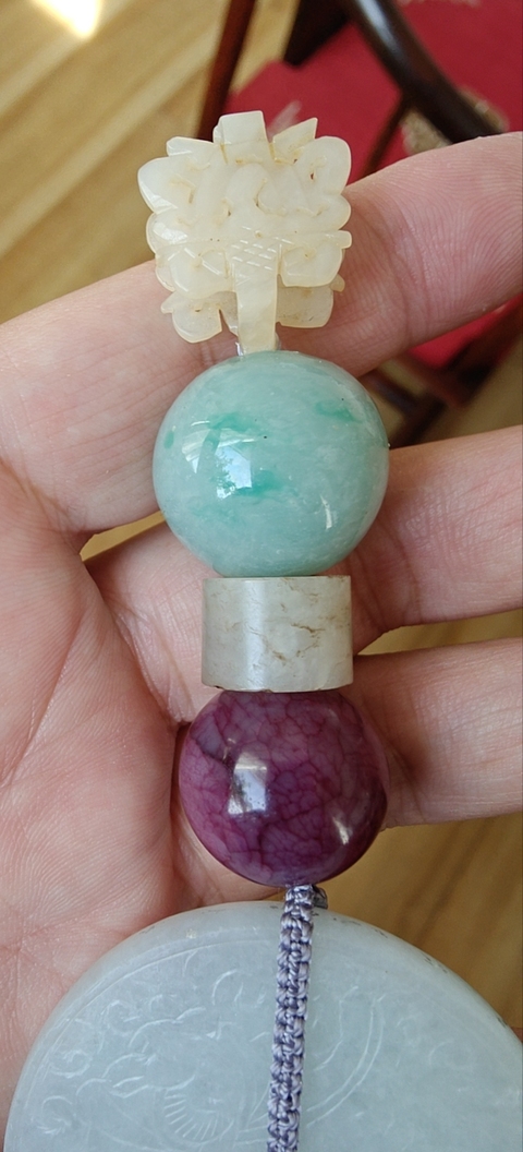 古玩玉器清代玉璧真品鑒賞圖