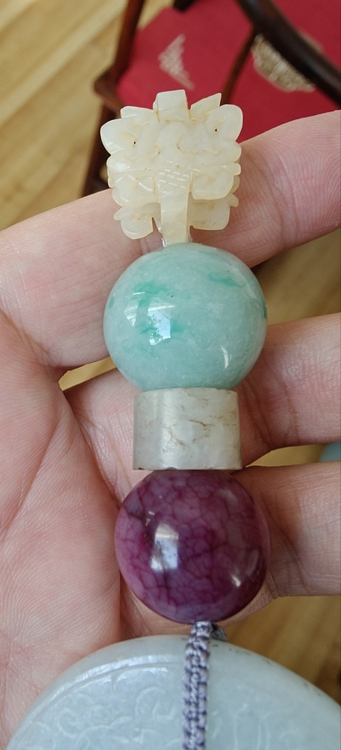 古玩玉器清代玉璧真品鑒賞圖