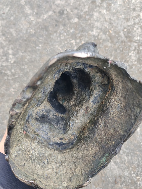 古玩銅器獅吼觀音真品鑒賞圖