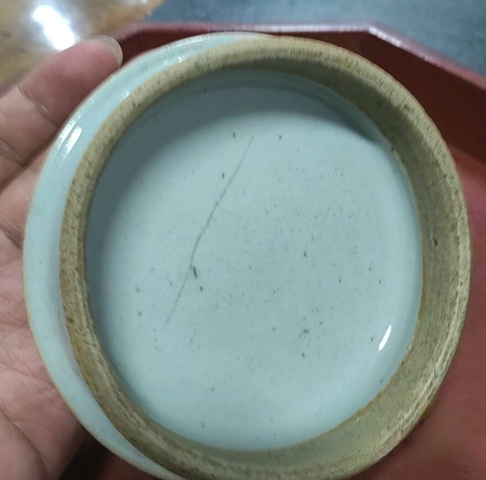 古玩陶瓷一路連升平生三級粉彩蓋子真品鑒賞圖