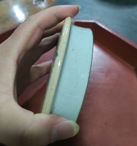 古玩陶瓷一路連升平生三級粉彩蓋子真品鑒賞圖