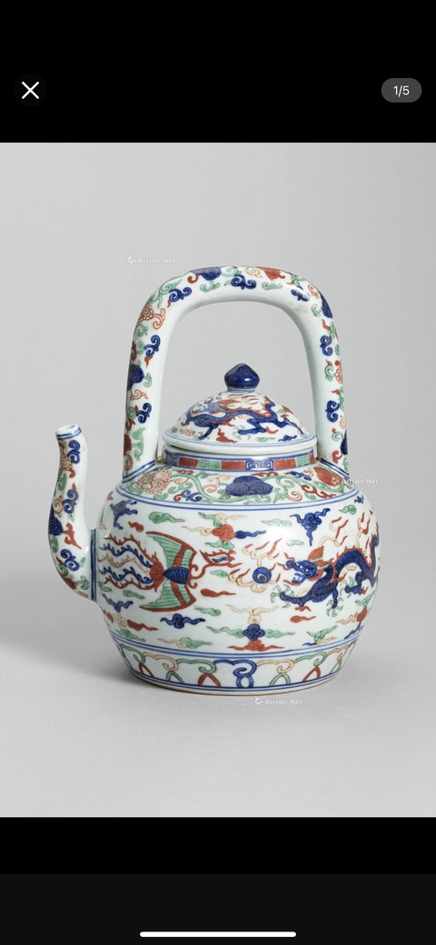 古玩陶瓷壺真品鑒賞圖