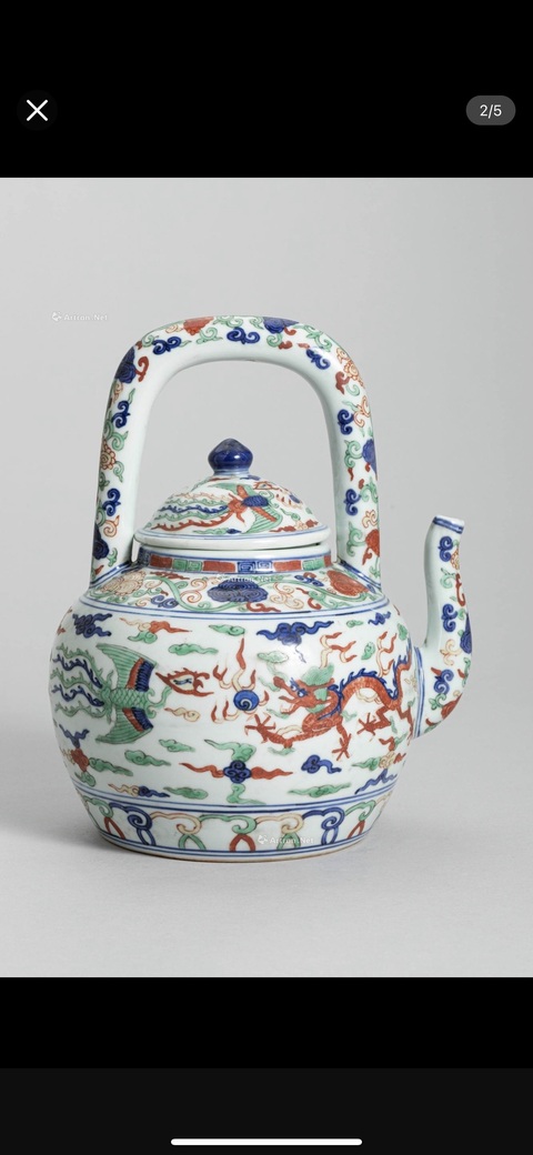 古玩陶瓷壺真品鑒賞圖