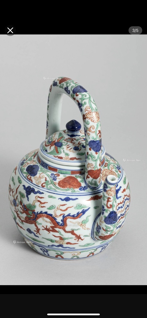 古玩陶瓷壺真品鑒賞圖