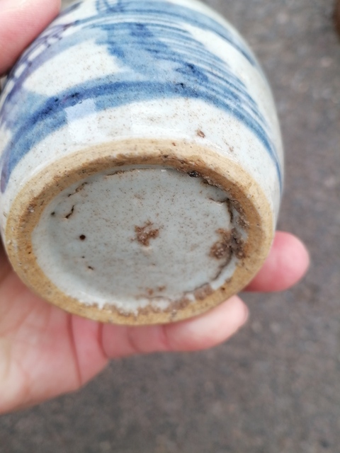 古玩陶瓷清中早?青花罐拍賣，當前價格450元